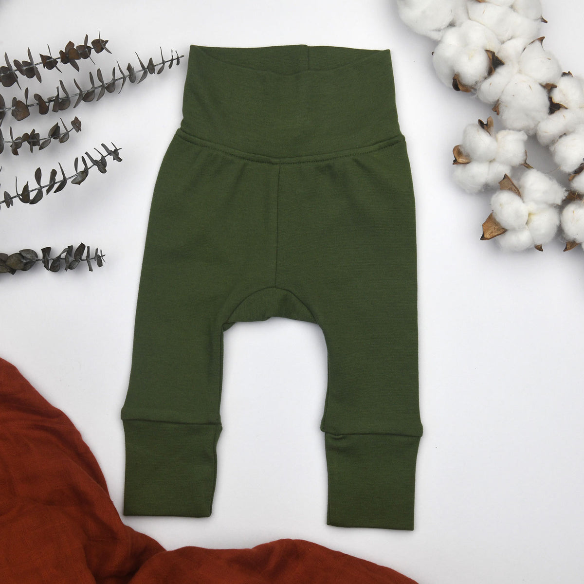 Green baby sale pants